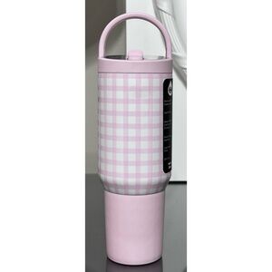 HYDROJUG 20oz Sport Water‎ Bottle, PINK GINGHAM